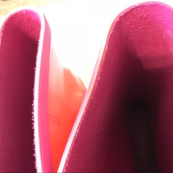 J. Crew Shiny Flamingo Wellies - Picture 5 of 8